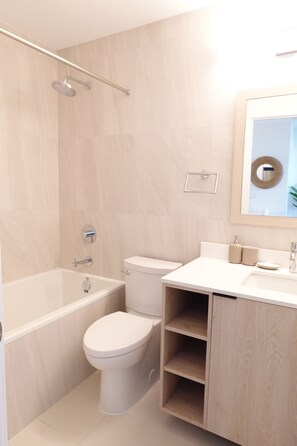 Hair dryer, towels, soap, toilet paper - Stylish 1BR Condo @ 1007 The Queensway | Minutes to Islington Station & Downtown (Toronto)