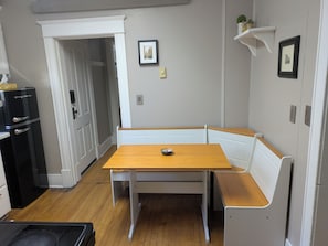 Dining - Newly renovated late 1800's space with rich wood floors and French doors (Marshall)