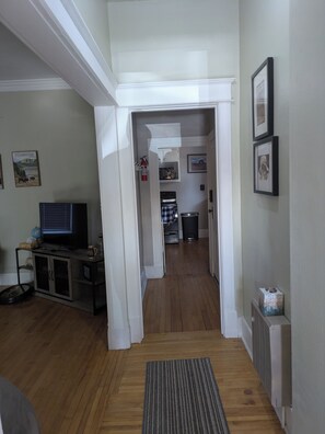 Interior - Newly renovated late 1800's space with rich wood floors and French doors (Marshall)