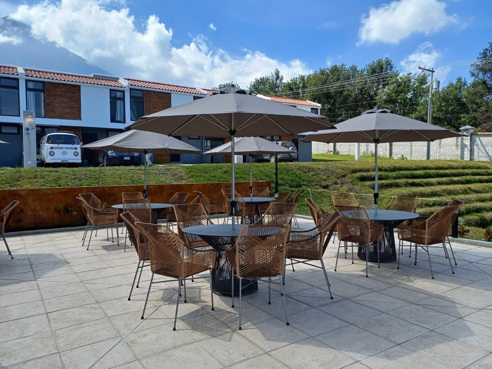 Udendørs spisemuligheder