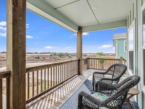 Terrace/patio - Cove Harbor Beach House (Rockport)