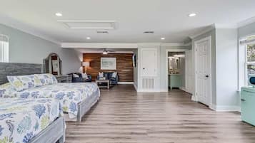 1 habitación, tabla de planchar con plancha, wifi y ropa de cama