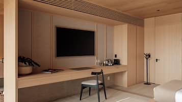 Literie hypoallergénique, minibar, coffres-forts dans les chambres
