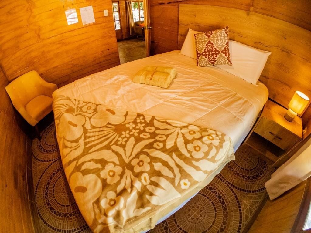 Bungalow, terras, uitzicht op tuin