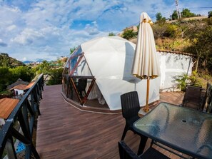 Bungalow, 1 Queen Bed, Balcony, Garden View | Outdoor dining - KAY PACHA WELLNESS PLACE (Andres Avelino Caceres Dorregaray)