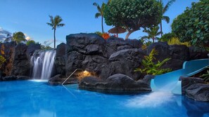 A heated pool - Tropical Paradise Awaits: Marriott's Maui Ocean Club for Family Fun (Lahaina)