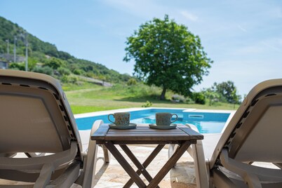 Luxury Villa with Private Pool & Sauna Peaceful Nature Escape