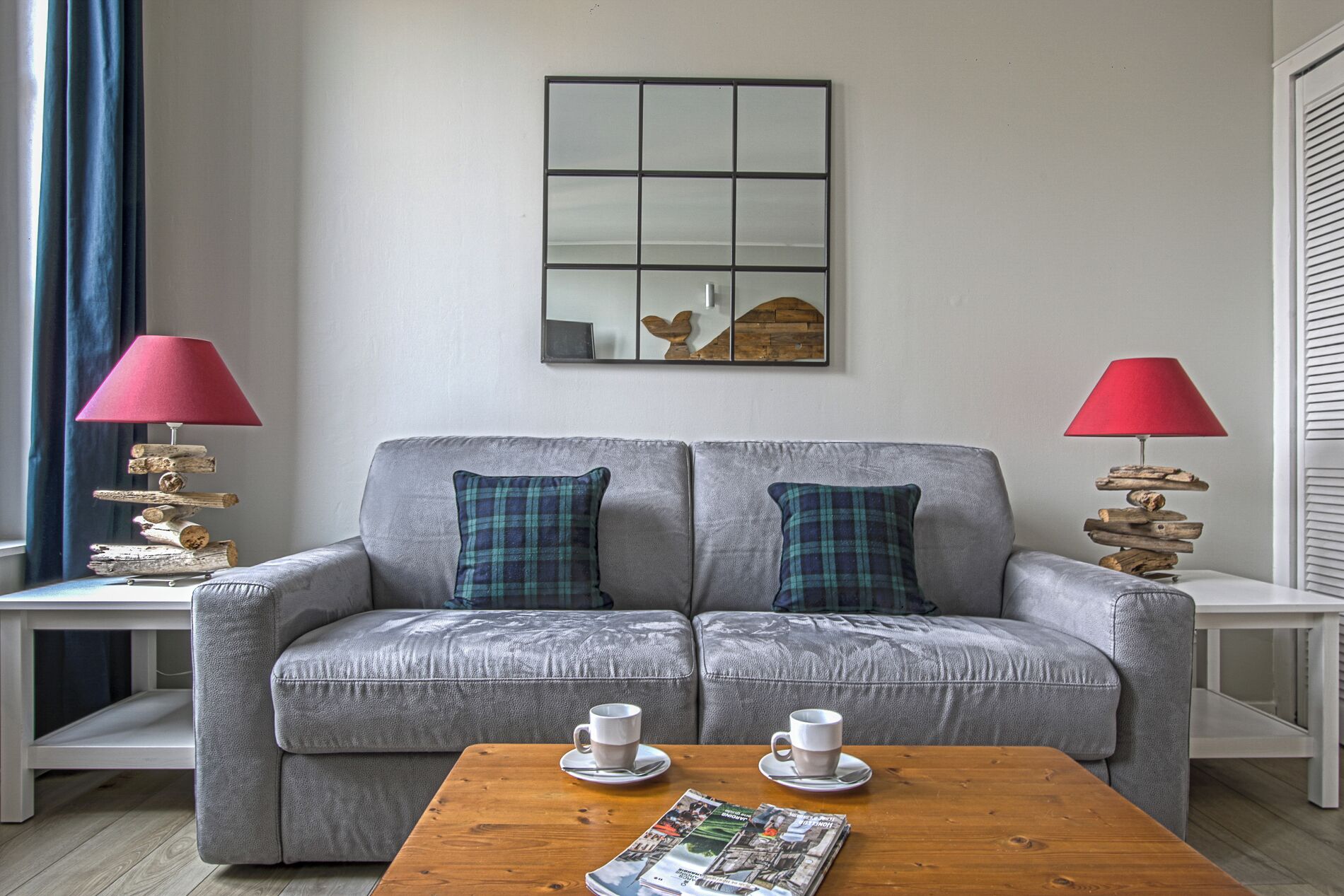 Studio Comfort - 1 queensize-säng - pentry (Studio Le Bois Flotté) | Vardagsrum | 55-centimeters smart-tv med digitalkanaler och streamingtjänster