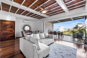 Living area - Spectacular New Ocean and Mountain View Condo (Puerto Vallarta)
