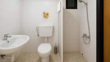Free toiletries, hair dryer, towels, soap