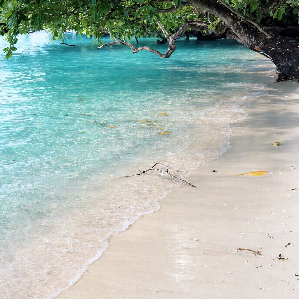 Am Strand, Liegestühle, Strandtücher