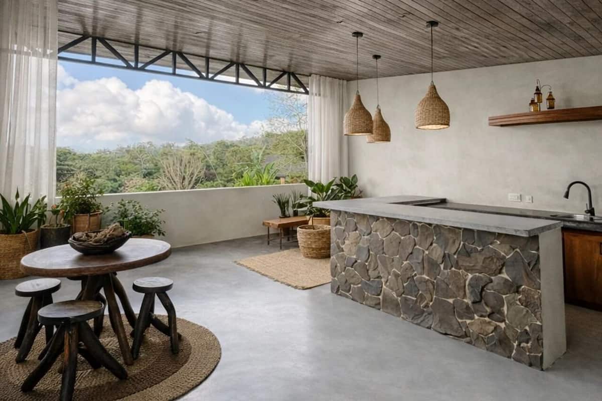 Stúdíósvíta - fjallasýn