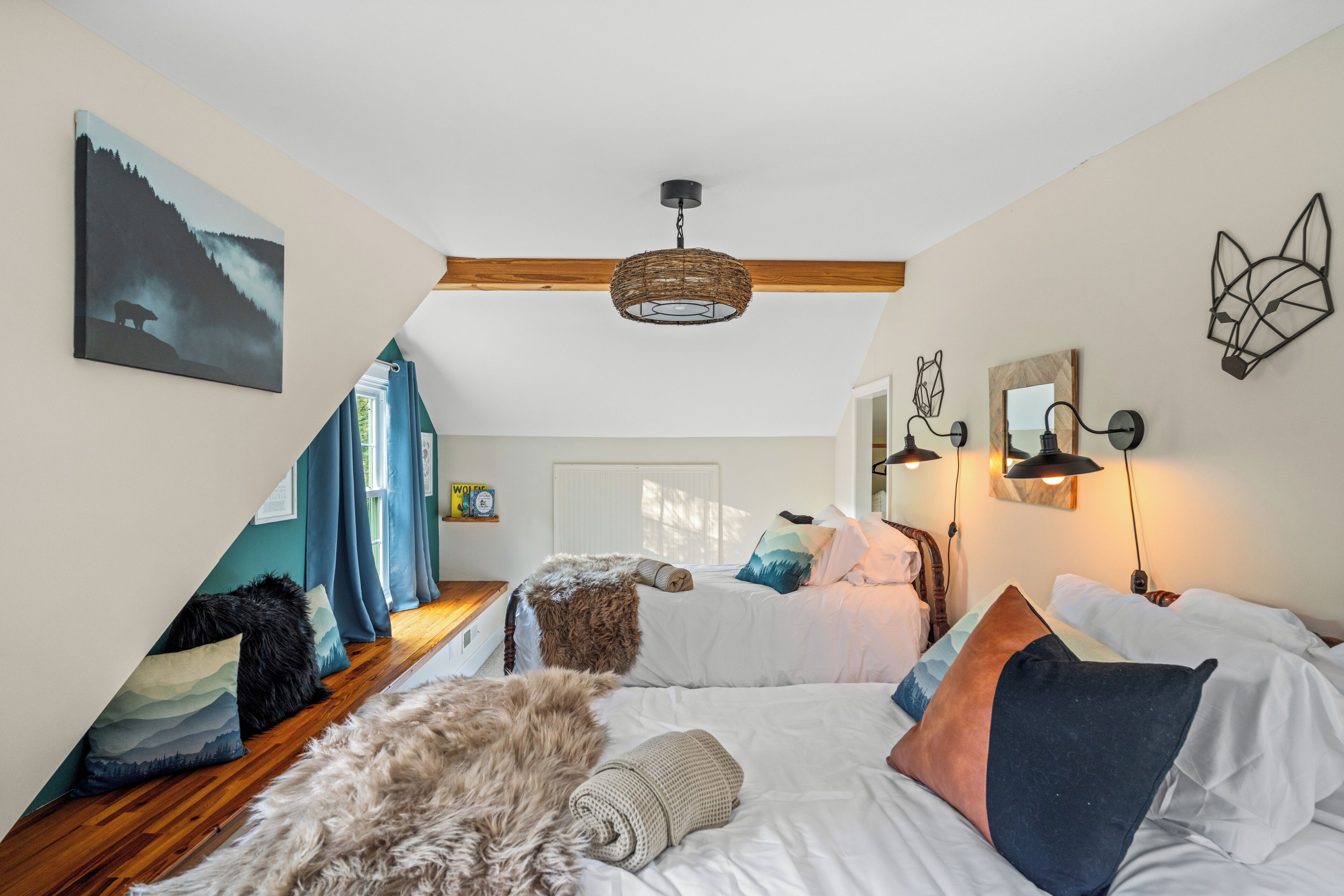3 chambres, bureau, fer et planche à repasser, Wi-Fi gratuit