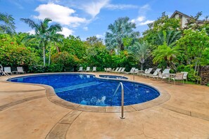 Pool - 1 Bedroom Ground Floor Condo in Sunny Poipu with Tropical Gardens, AC and Pool! (Koloa)