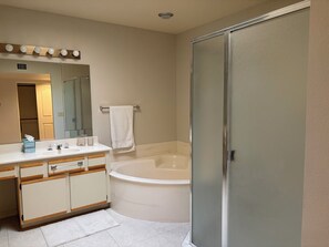 Hair dryer, towels, soap, toilet paper - Spacious 3-bedroom Home for Rent in 55+ Active Adult Community (Sun Lakes)