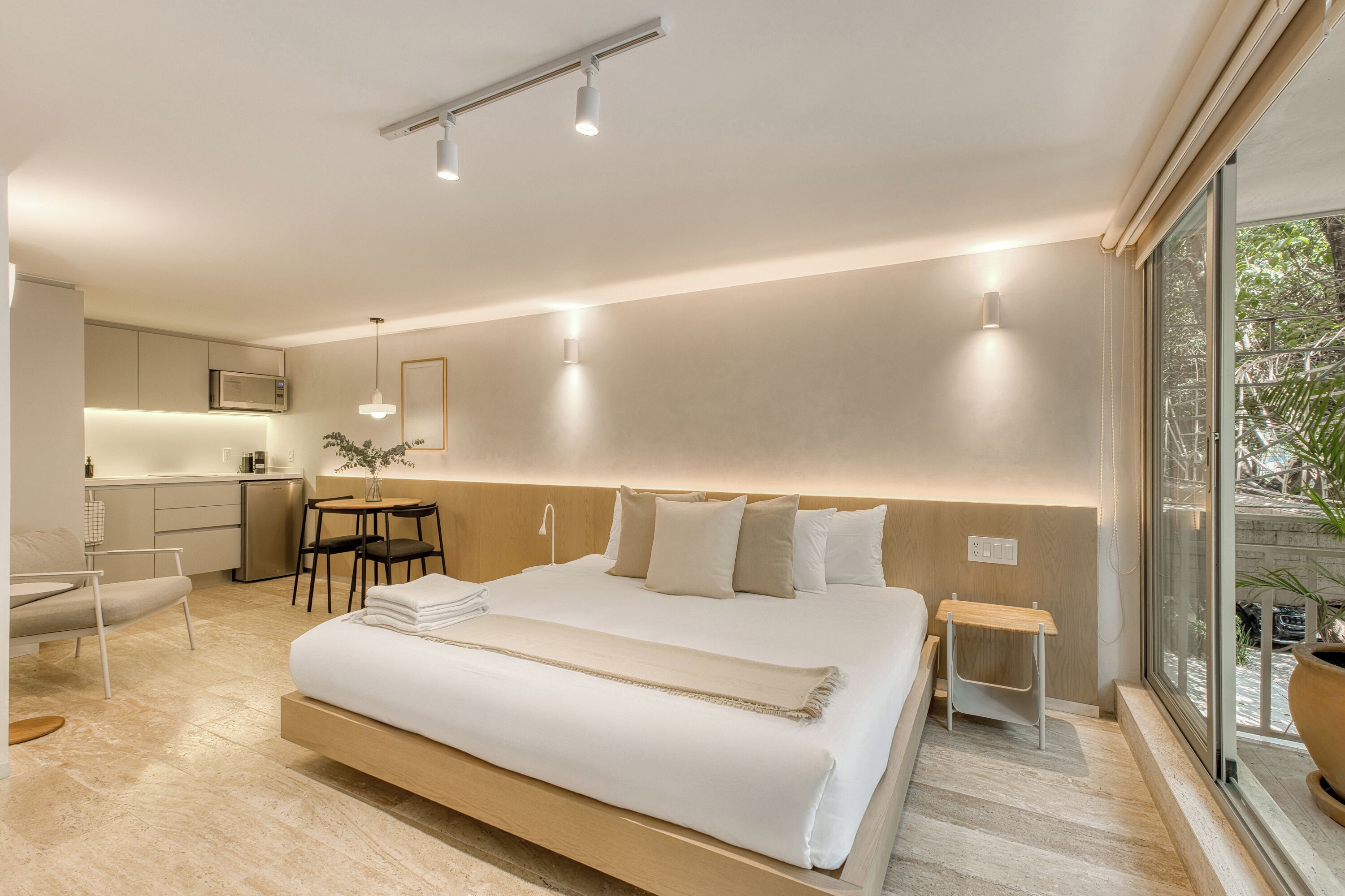 Estudio Deluxe, balcón