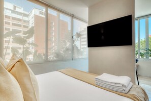 Estudio clásico, balcón