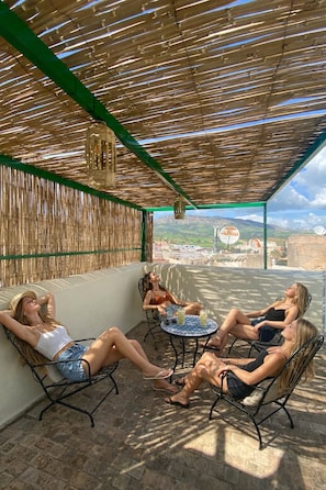 Outdoor dining - Dar sheikh (Fes)