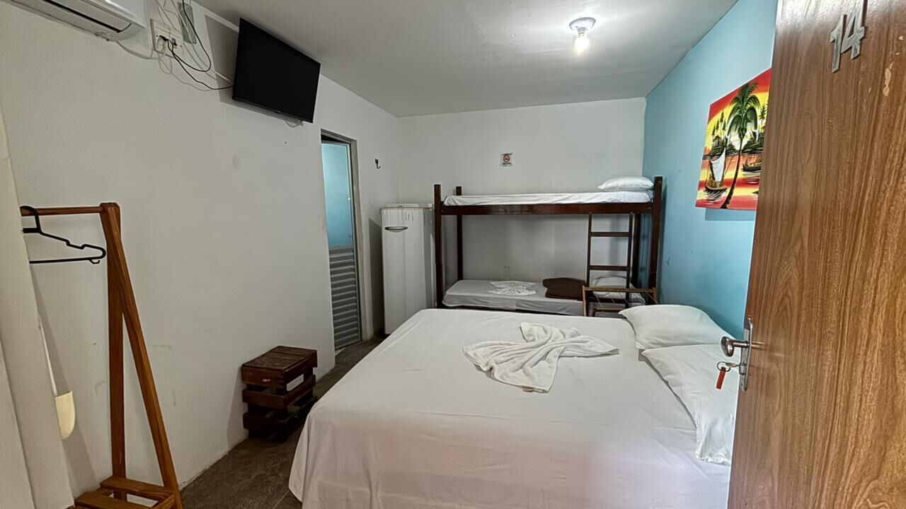 家庭四人房, 海灘景