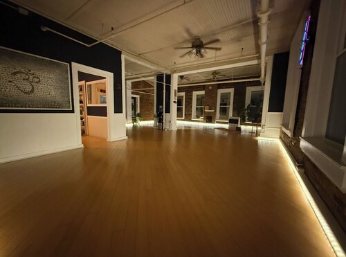 Rustic short‑term hospitality space in Downtown Watertown.