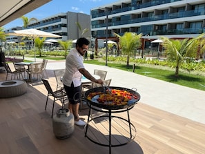 Opções para refeição ao ar livre