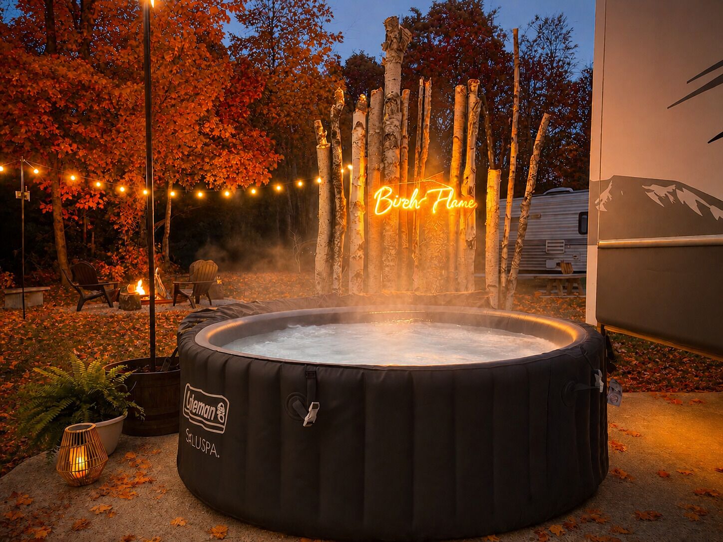 Bain à remous extérieur