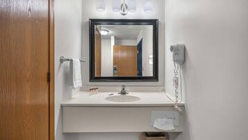 Hair dryer, towels