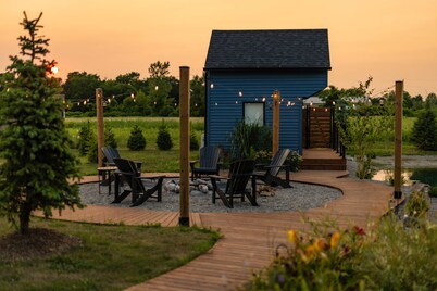 The Pondhouse — Private Cabin with Sauna & Pond | Port Rowan