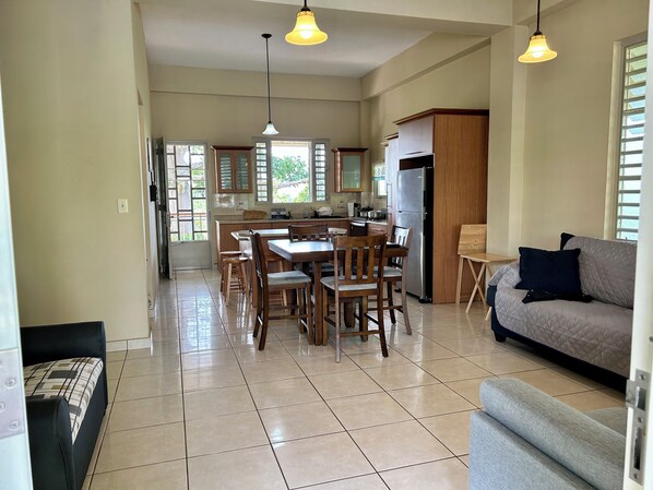 Living area - Beautiful house on cliff in Isabela (Isabela)