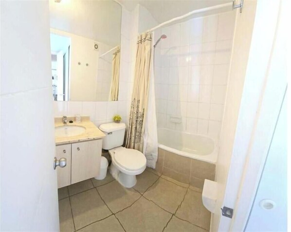 Hair dryer, towels