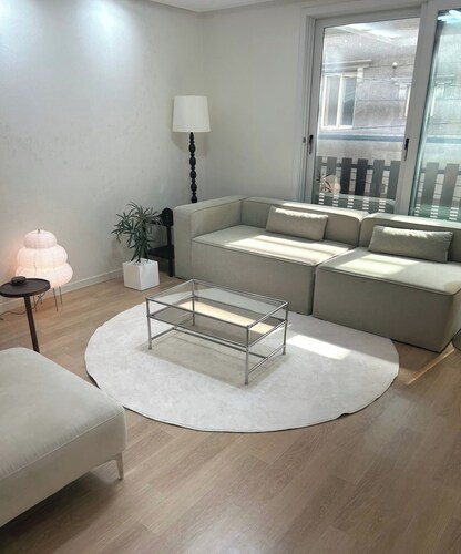 해변가가 가깝다! K-바베큐가 가능한 4층 건물, 복층 스테이