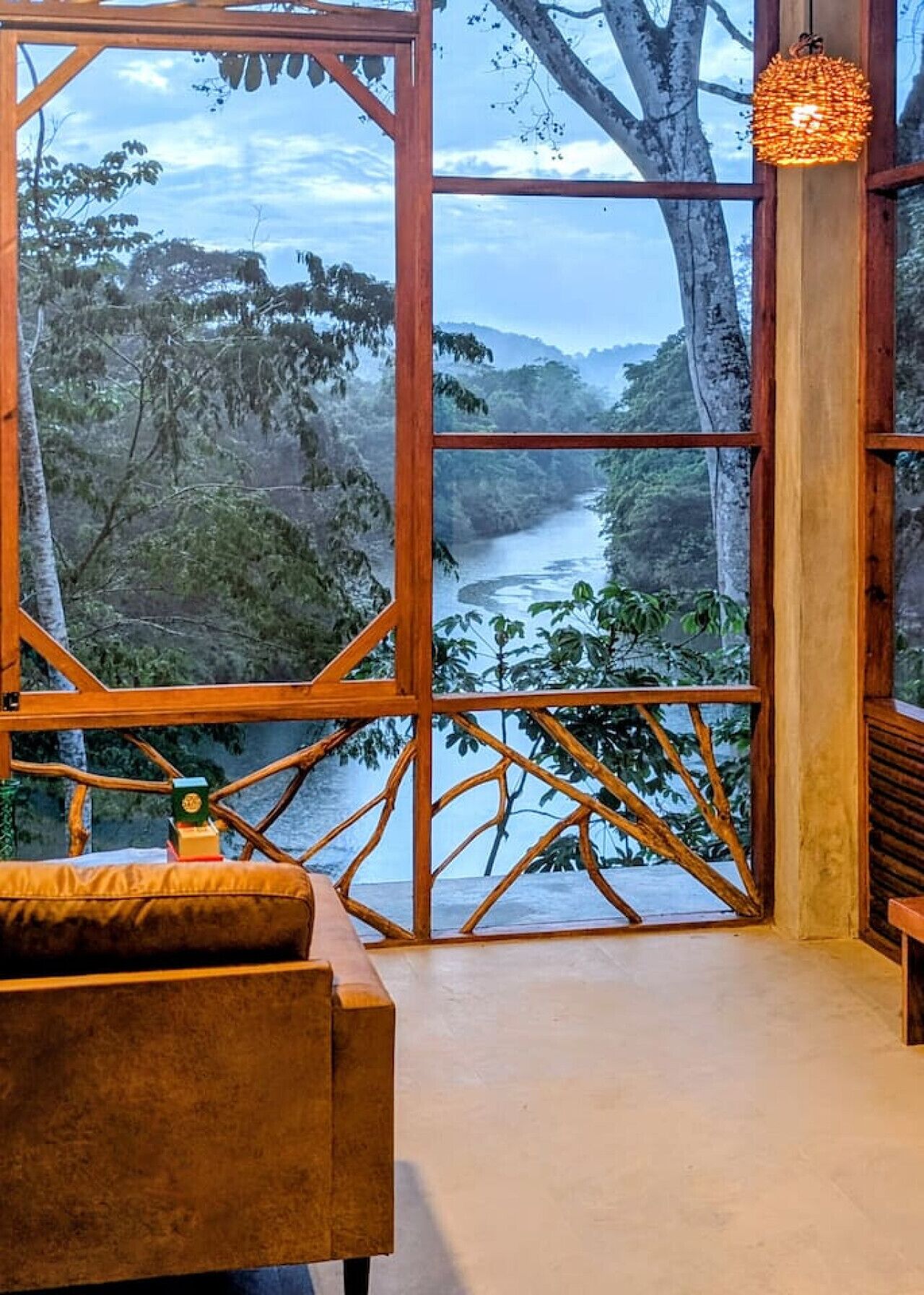 Boutique eco accommodation at Alma Del Rio with riverfront views and private pool