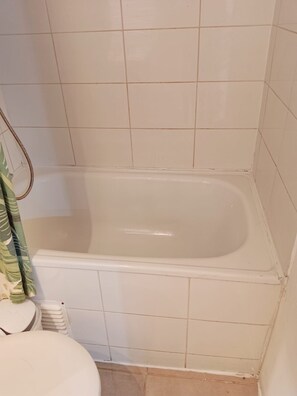 Hair dryer, towels, toilet paper