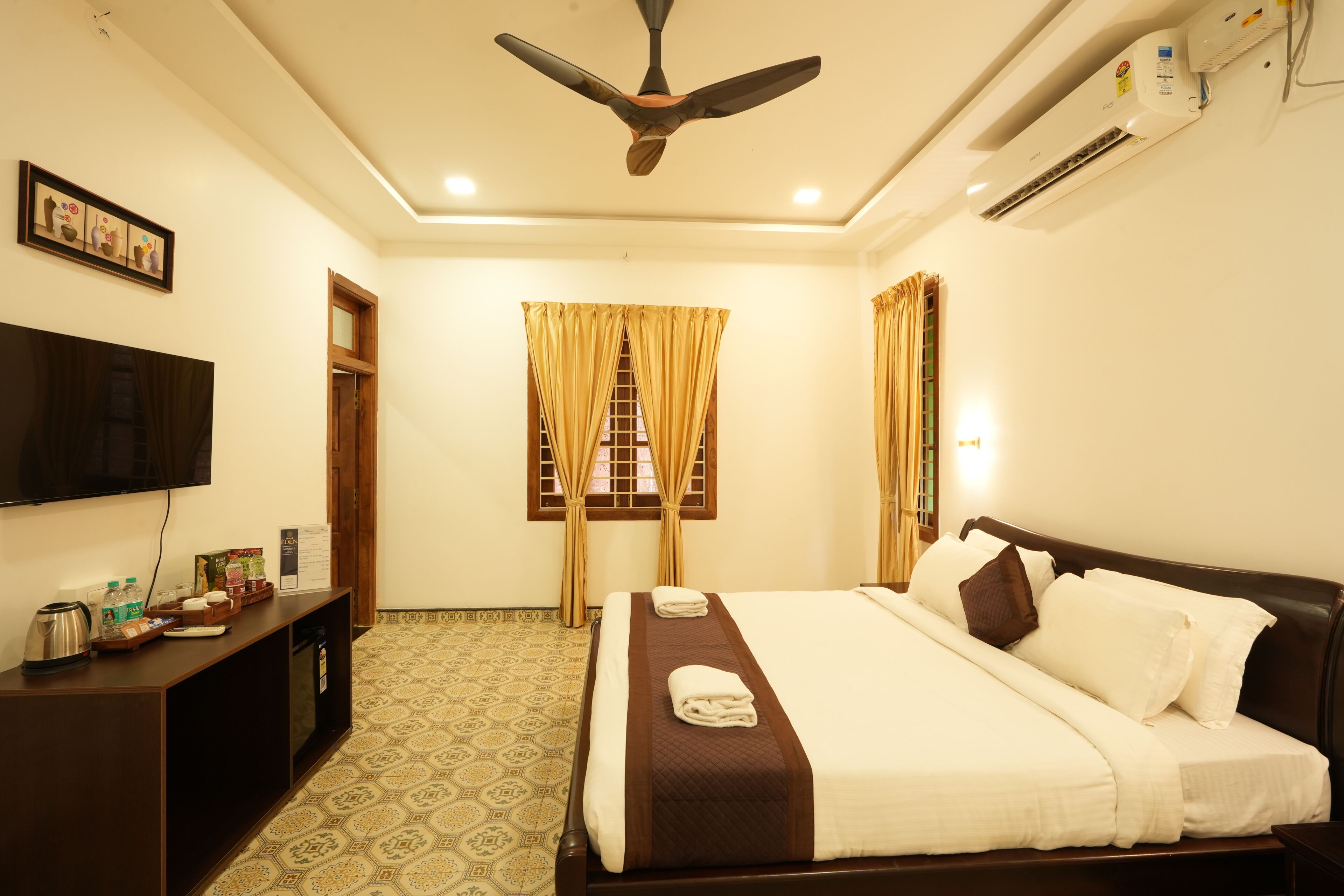 Comfort-yhteismajoitus, osittainen järvinäköala