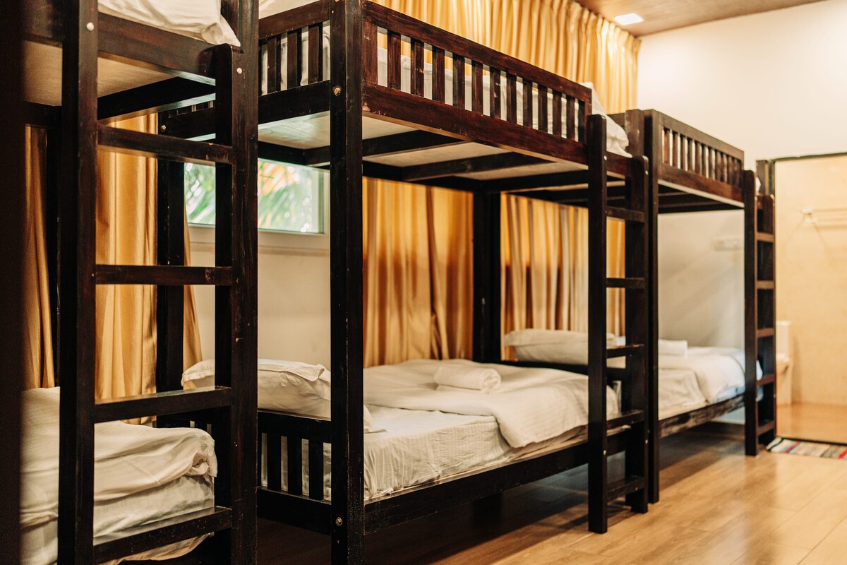 Shared Dormitory, Mixed Dorm, Non Smoking | Premium bedding, minibar, in-room safe, laptop workspace