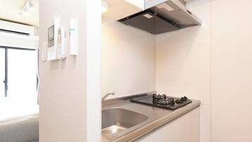 Comfort-Studio, Stadtblick | Eigene Küche