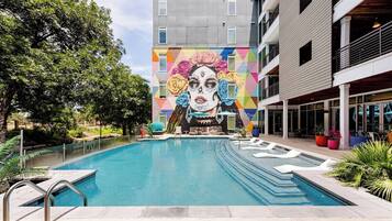 Condo, 1 Bedroom, Accessible, Smoking | Pool | Outdoor pool