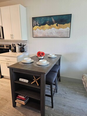 Condo, 1 Bedroom, Smoking, Balcony | Dining - Luxury Riverwalk Condo Pool, Balcony, Parking (San Antonio)