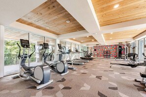 Condo, 1 Bedroom, Smoking, Balcony | Fitness studio - Luxury Riverwalk Penthouse Pool & Skyline Views (San Antonio)