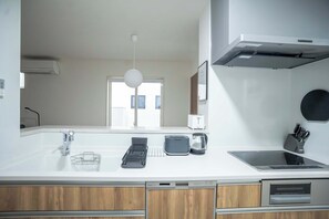 Private kitchen - Modern 4BR Stay in Ozu Hachikubo for 11 Guests by Restavio (Ozu)