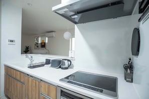 Private kitchen - Modern 4BR Stay in Ozu Hachikubo for 11 Guests by Restavio (Ozu)