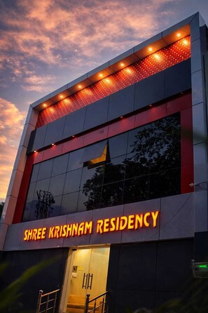 Exterior detail - shree krishnam residency (Vrindavan)
