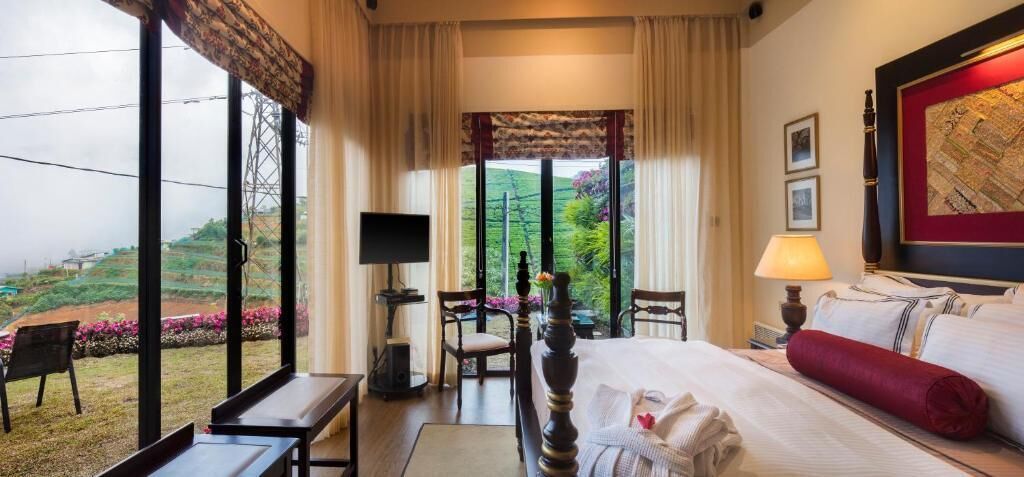 Villa, Terrasse, Bergblick