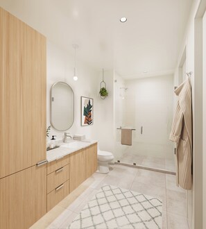 Shower, hair dryer, towels - Private Balcony w/ Pool, Terrace, Dining, Bar | Steps to Lady Bird & Zilker (Austin)