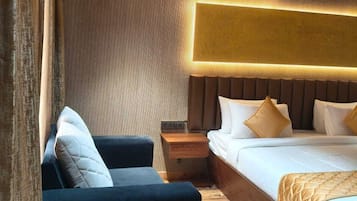 Premium Room, Balcony, Pool View | In-room safe, iron/ironing board, free WiFi