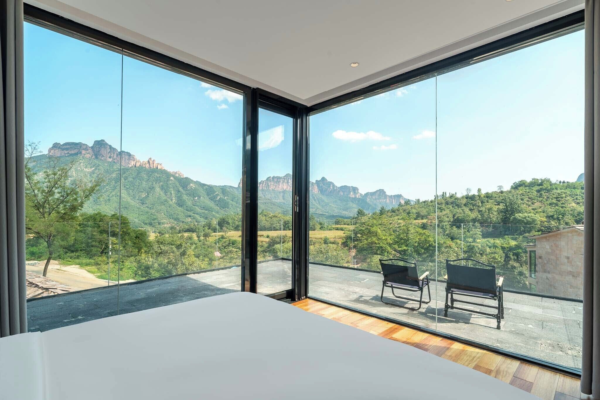 Chambre Double Panoramique, vue colline | Vue de la chambre