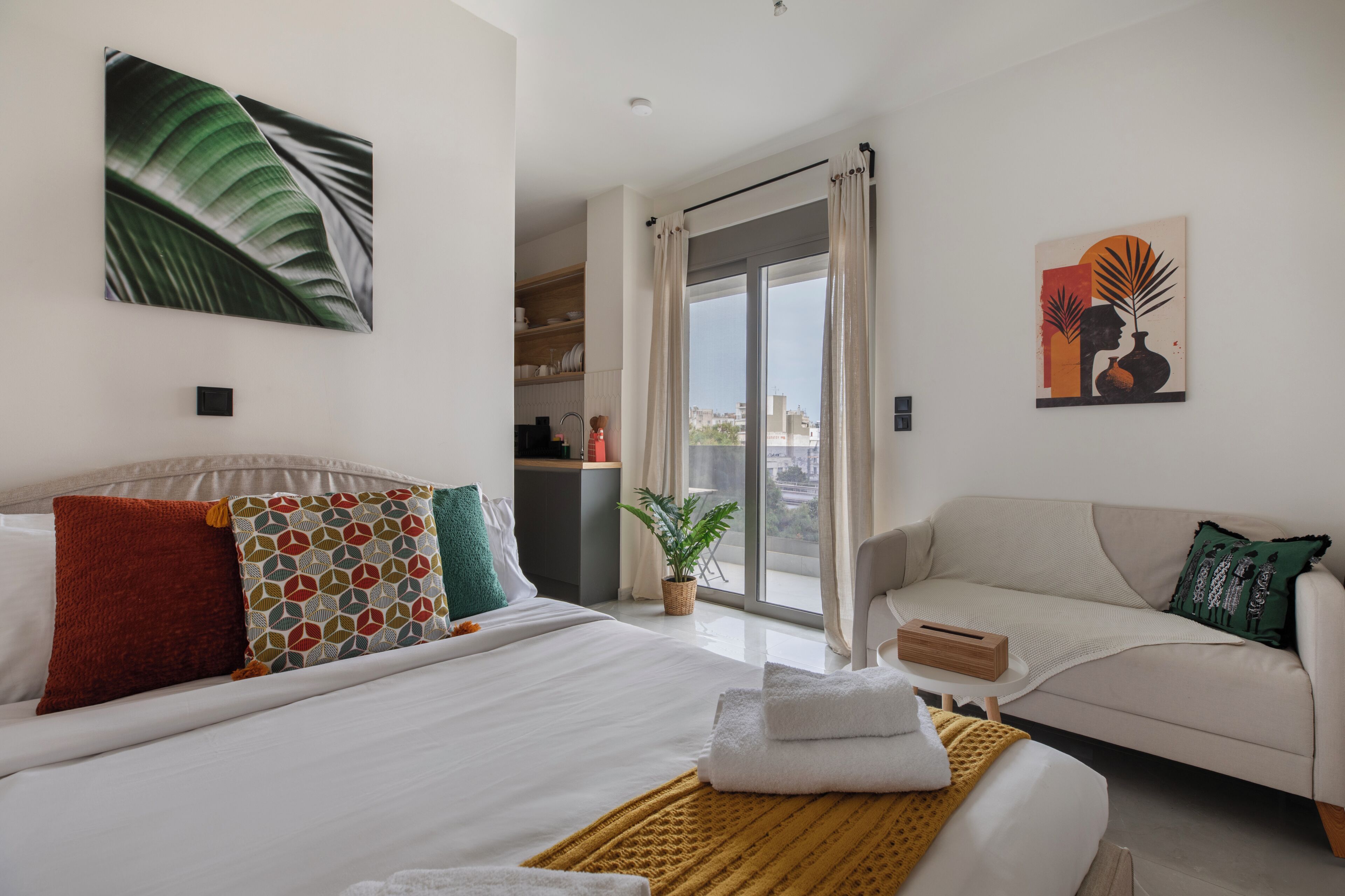 Studio, 1 Double Bed, Kitchenette, City View | View from room