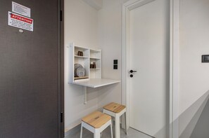 Studio, 1 Double Bed, Kitchenette, City View | In-room dining - Oraya Chic Studio with Balcony in Athens (Athens)