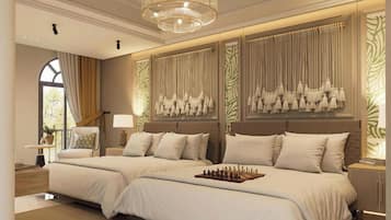 Habitación familiar doble, balcón