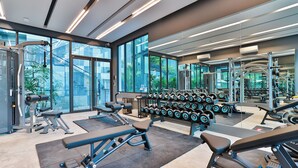 Fitness facility - A104- 1 Bedroom Serviced Apartment with Whirlpool at Ao Nang Beach (Tambon Ao Nang)